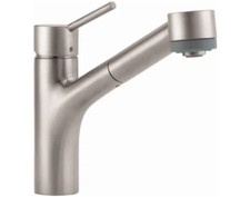 Hansgrohe 06462860 53 Talis S 1.75 GPM Pull-Out Kitchen Faucet with Locking Spr