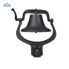 Cast Iron Dinner Bell - Large Size, Heavy Duty Door Bell for Home