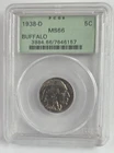 1938-D Buffalo Nickel PCGS MS66