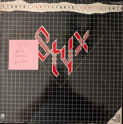 Styx Lights Vinyl Record VG+/G+ AMSP7528 1978 1st Press