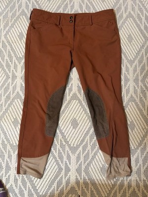 RJ Classic Rust Breeches Good Schooling Condition 32R 