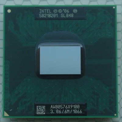   Core 2 Extreme X9100 Dual-Core CPU 3.06 GHz 1066 MHz Socket P *pz