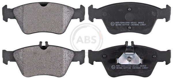 A.B.S. Bremsbelagsatz Scheibenbremse 36903 FüR Klasse S210 Slk W210 W202 Clk 200-image