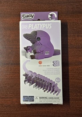 Eugy 3D Platypus Puzzle   It's Fun and Easy   A Cool Learning Experience   New