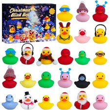 2025 Rubber Duck Cute Holiday Ducking Christmas Gifts Toys 24 Days Countdown