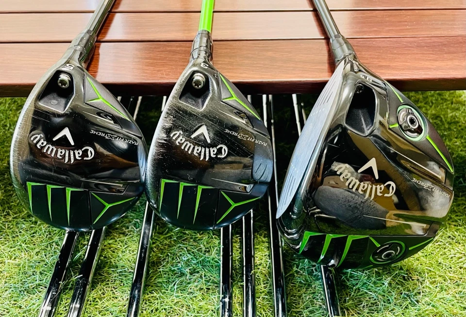 Callaway RAZR Fit X 1w 3w 5w X-16 Iron 56789Pw 10Pcs RH S/SR Flex Golf Japan - Image 3 of 4