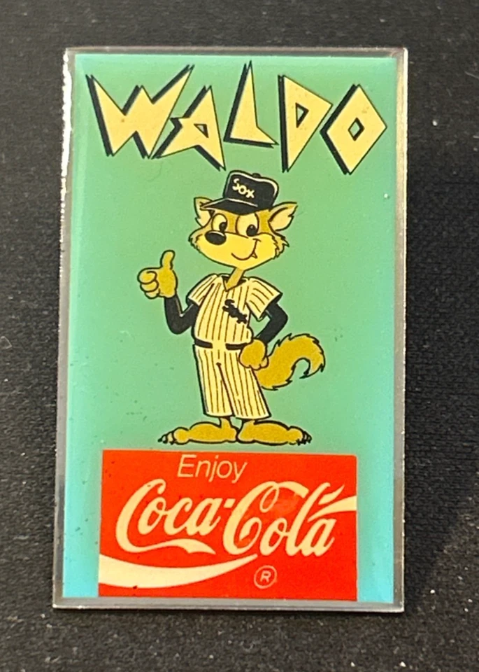 Coca Cola Chicago White Sox Waldo Anstecknadel - 1990er (?) - RARITÄT - Bild 2 von 4