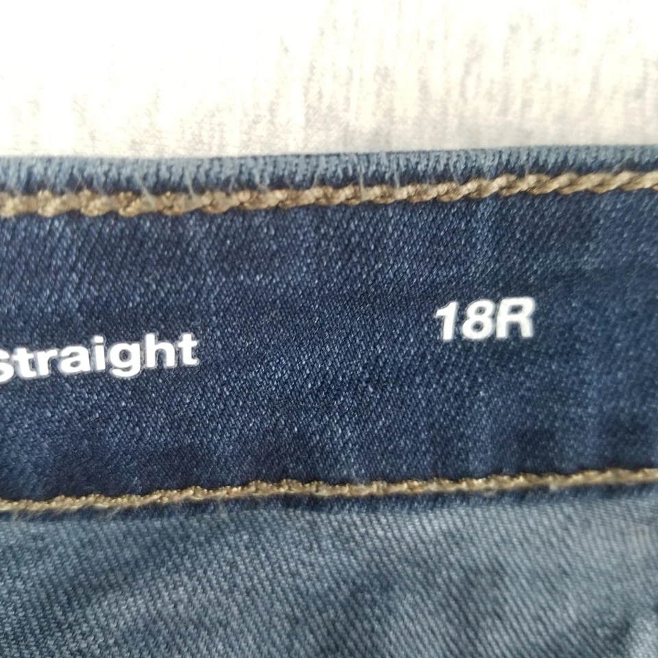 Sonoma Jeans Women's Sz 18R Straight Fit Stretch Mat. Dark Wash Normcore Stylish - Image 3 of 4