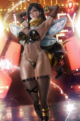 Final Fantasy 7 Tifa Lockhart full artwork waifu anime print #358