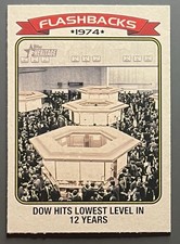 Dow Jones 2023 Topps Heritage 1974 News Flashbacks Card Insert #NF-6
