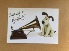 Gromit & Gramophone signed print (Aardman Wallace & Gromit Nick Park HMV Nipper)