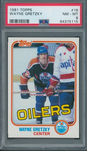 1981/82 Topps #16 Wayne Gretzky PSA NM-MT 8 *5115
