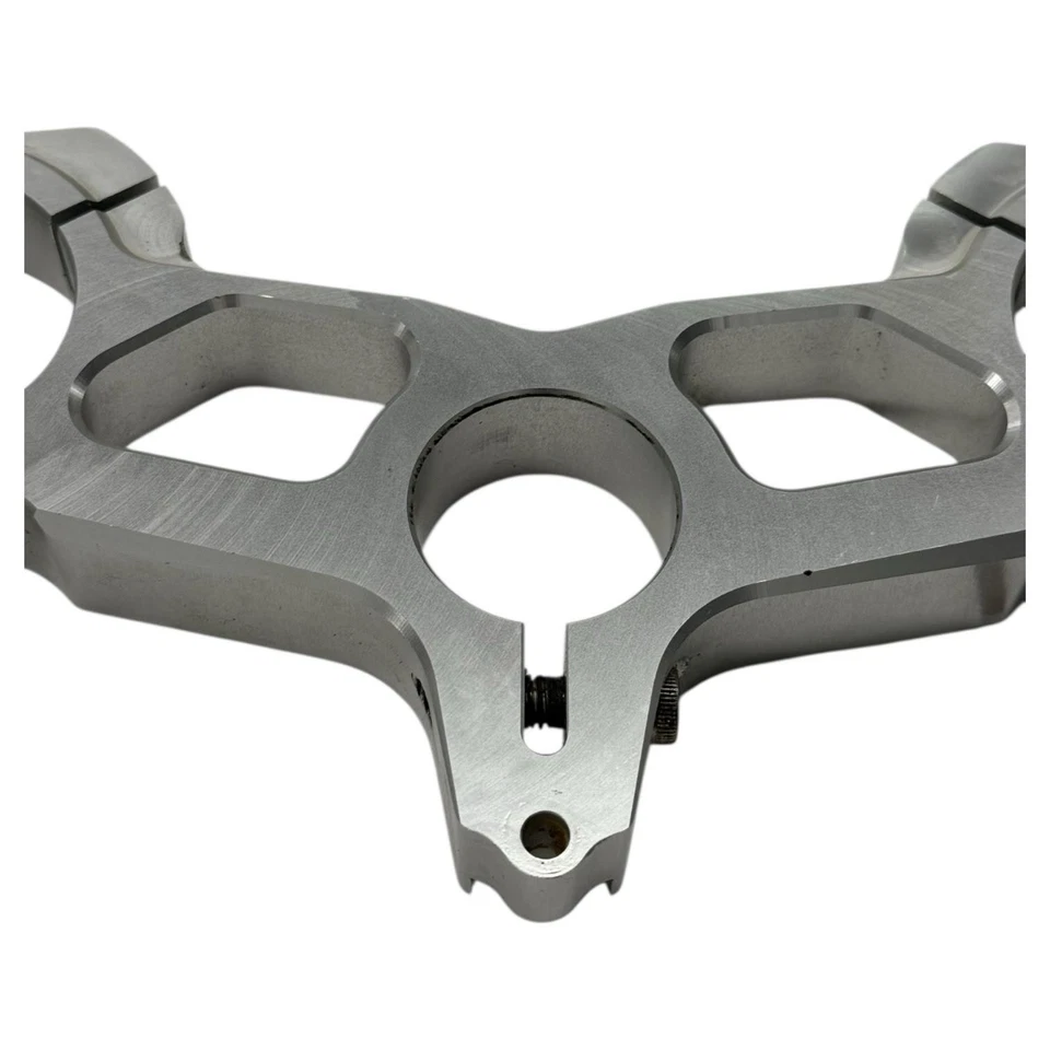 2003 - 2006 DUCATI 999 BRAÇADEIRA TRIPLA ÁRVORE PONTE SUPERIOR SUPORTE DE MONTAGEM RETO - Imagem 4 de 4