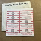 Madonna Vogue Lot Of 10 Jukebox Title Strips Full Sheet B2