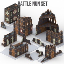 Faltbares SciFi Terrain f&uuml;r schnelle, taktische Spiele, WTC 11th Edition