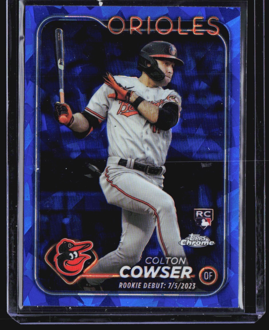 2024 Topps Chrome Update Sapphire COLTON COWSER Rookie Refractor #USCS72