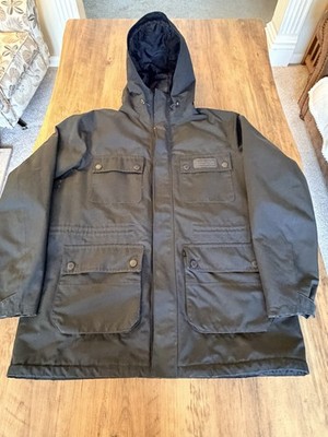 Barbour International Endo Waterproof Jacket, Black, Hooded Size XXL