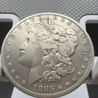 1885  O SILVER DOLLAR 90% SILVER $1 US COIN   G Details.