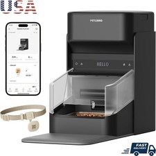 Smart RFID Cat Feeder App Control Personalized Meals Diet Monitoring Access New
