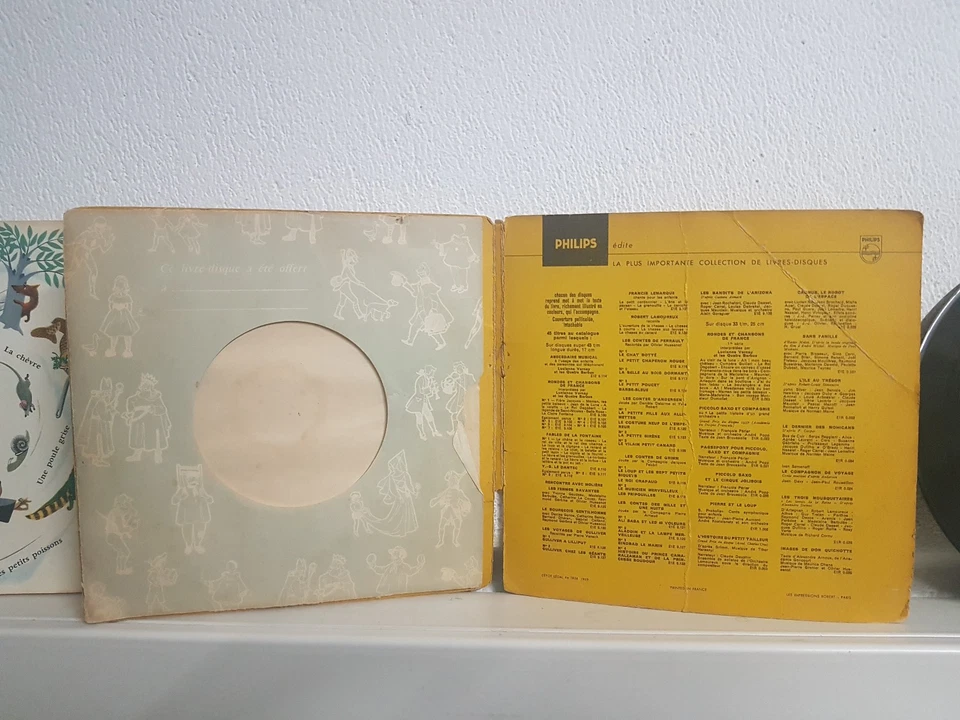 Lucienne Vernay et Les Quatre Barbus – Rondes Et Chansons de France N°7 7" 1957 - Bild 3 von 4