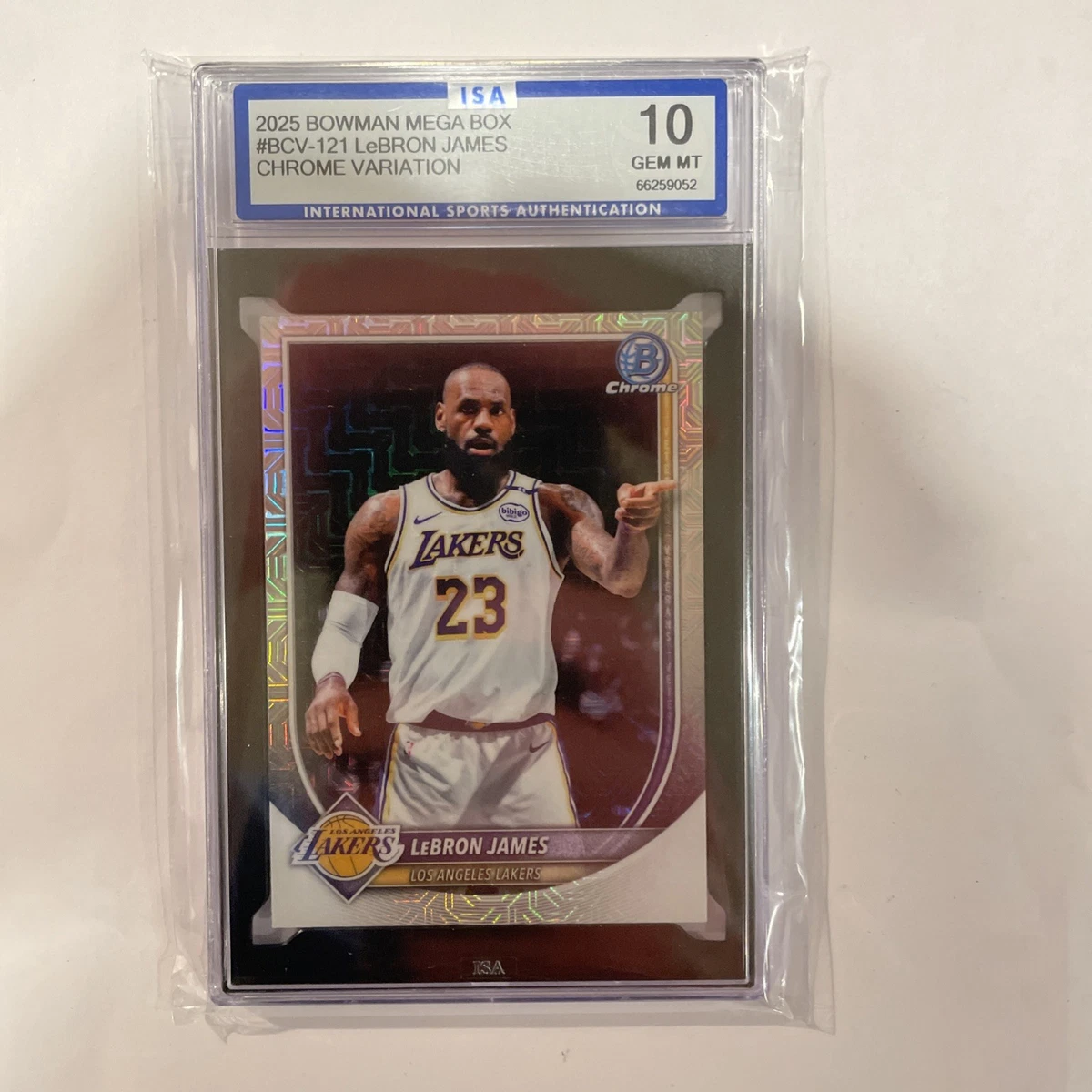Bowman LeBron James 10 Graded Basketball Sports Trading Cards