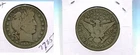 1901 S BARBER SILVER HALF DOLLAR VG RUST SPOTS 7785T