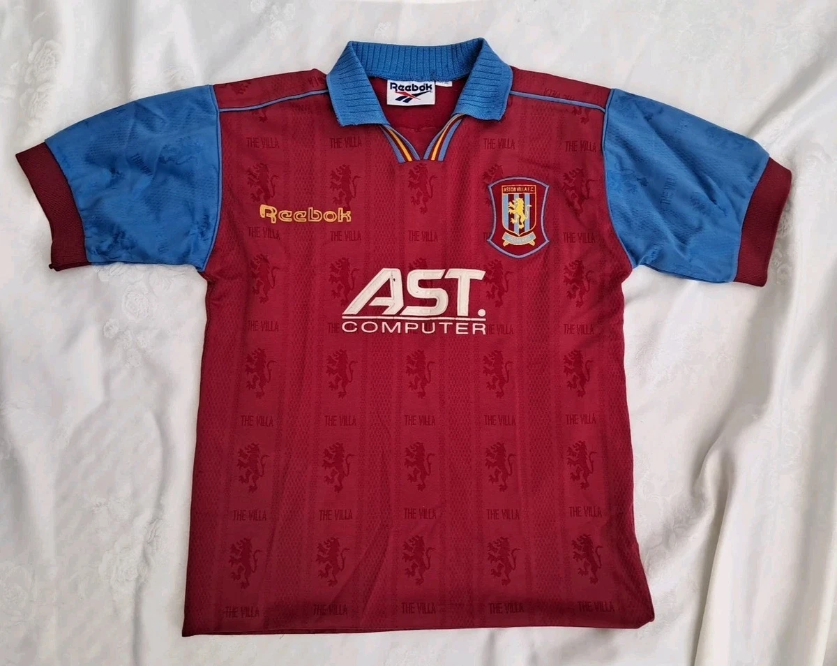 Reebok Aston Villa Home Memorabilia Football Shirts (English Clubs