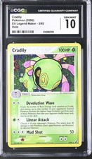 CGC 10 GEM MINT Cradily 3/92 EX Legend Maker Holo Pokemon Card on eBay