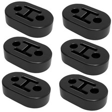 Exhaust Rubber Hanger, rubber muffler hangers. Rubber Insulator black-6PCS