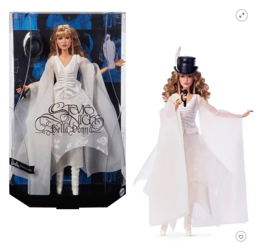 Barbie Stevie Nicks Bella Donna White Dress Doll IN HAND SHIPS FAST!!!