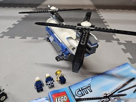 LEGO City 4439 Heavy-Lift Helicopter With 2 Mini Figures And ATV Vehicle