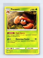 Parasect 7/181 Rare Team Up Pokemon Card Moderately Played