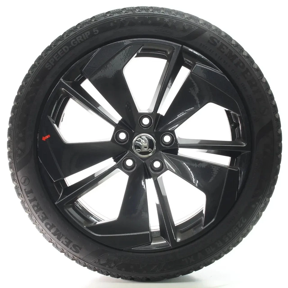 Skoda Octavia IV NX Winterräder Comet Semperit 225/45R18 95V DOT24 5E3601025N - Bild 3 von 4