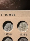 1935 & 1935 D Mercury Dime -2 Coins