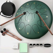 Cahaya Steel Tongue Drum 13 Notes 12 Inch Steel Drum Percussion Instrument