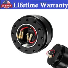 Aluminum Universal Steering Wheel Ball Quick Release Hub Adapter Snap Off Kit