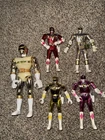 Mighty Morphin Power Rangers The Movie Metallic Vintage Lot Of 5 Bandai 1995