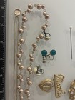 antique catholic religious Saint Mary Mother brooch pin heart locket Pins Pearls — photo 4