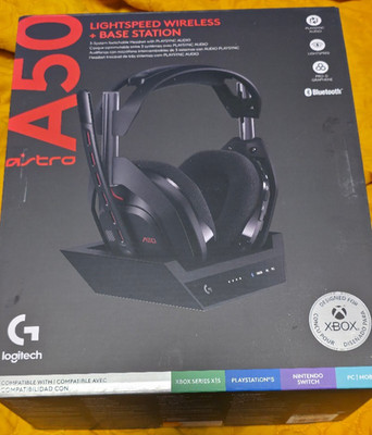 Logitech G ASTRO A50 Wireless Over-Ear Gaming Headset - Black