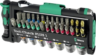 Wera Tool-Check PLUS 1 05049055001 Bit-Set 39teilig Schlitz, Kreuzschlitz Phi...