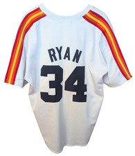 Mitchell Ness NOLAN RYAN Jersey Houston Astros Mens XXL Sewn White Blue 2XL