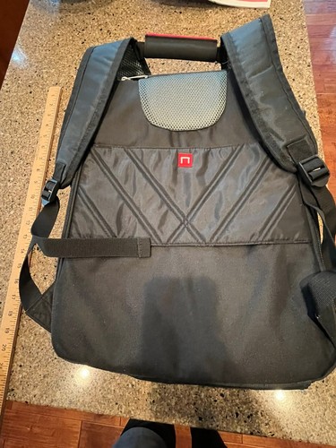Schwarzer ELLEVEN™ "TSA Check Point Friendly" Computer College Rucksack mit Reißverschluss NEU - Bild 13 von 15