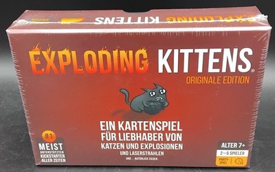 Exploding Kittens Originale Edition Deutsch Neu in OVP Kartenspiel