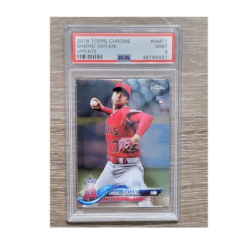 2018 Topps Chrome Update Shohei Ohtani #HMT1 Angels PSA 9 Rookie Base