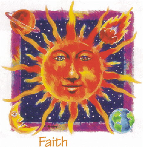 Faith T Shirt. High Quality Graphic Recovery AA NA XA Tee. Medium Sand/Off-White - Picture 1 of 3