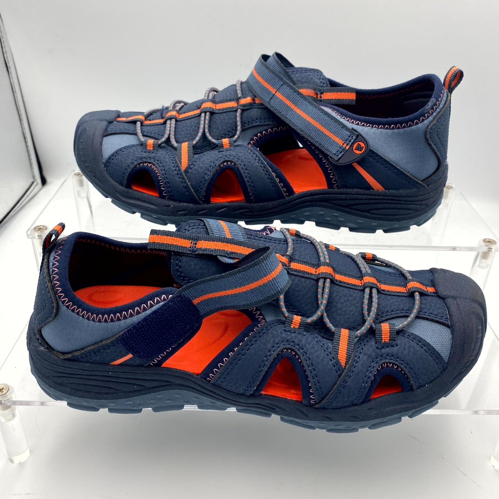Merrell Hydro 2 MK266972 Sandalo bambino US 5 M arancione navy scarpe da acqua con gancio e passante