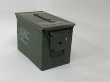 FAT 50 Cal Metal Ammo Can – Military Steel Box Ammo Storage - Used