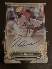 2016 TOPPS TRIBUTE TOM GLAVINE PURPLE AUTO AUTOGRAPH 47/50 BRAVES 👍