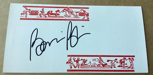 BONNIE BLAIR Autographed Signed Olympics Metalist Card Speed Skating FREE SHIP