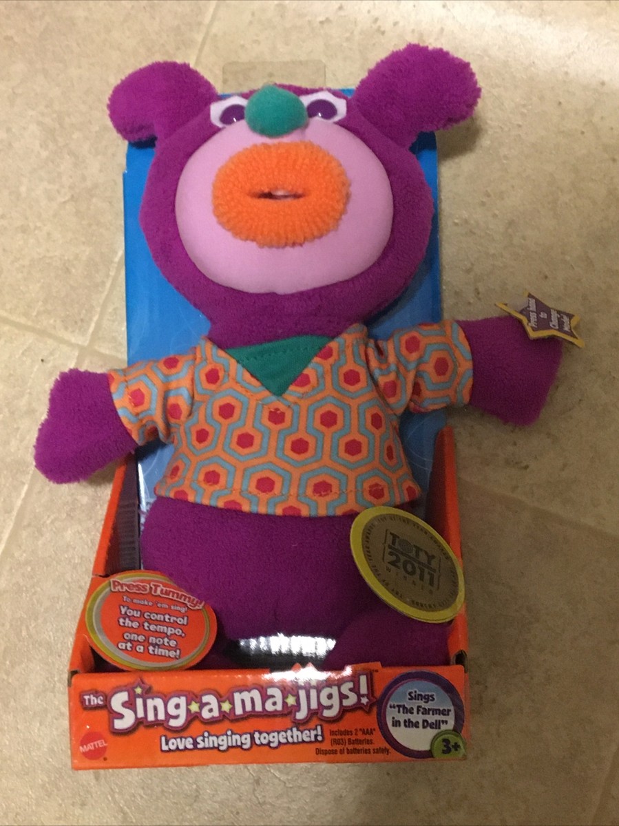 The Sing a Ma Jigs Magenta W/ Orange Lips The Farmer In The Dell